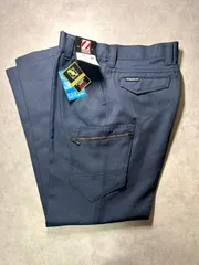 新品 Z-DRAGON 自重堂 ノータックカーゴパンツ 71302 ネイビー W82 帯電防止 JIS T-8118規格適合 消臭 抗菌 作業服 作業ズボン ワークパンツ メンズ 春夏秋冬 オールシーズン 未使用