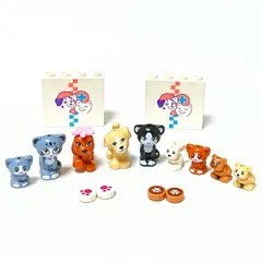 RYO様 3点おまとめ商品 レゴ 正規品 中古 犬 猫 ハムスター等 フレンズ 動物 レゴブロック【管理番号：3666】