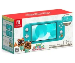 【中古】ニンテンドースイッチハード Nintendo Switch Lite本体 あつまれ どうぶつの森セット -まめきち＆つぶきちアロハ柄-