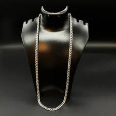 喜平チェーンネックレス シルバー925 マイアミキューバンチェーン ネックレス 6mm 60cm 光沢 メンズ レディース 銀 ユニセックス