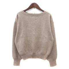 オペークドットクリップ OPAQUE.CLIP ニット セーター 長袖 40 L ベージュ /MN