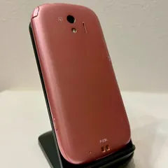 docomo/F-03K/らくらくスマートフォン/ピンク/本体のみ/IMEI確認済み/FCNT/スマホ/動作品/No.199のサムネイル