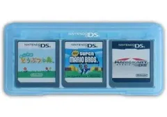 【中古】ニンテンドーDSハード DSカードケース6 (ブルー)