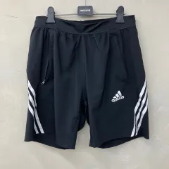 アディダス 3本線 ハーフパンツ ブラック