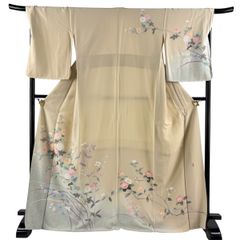 美品 夏物 駒絽の3本絽 本加工染 附下げ・訪問着（正絹）未使用 