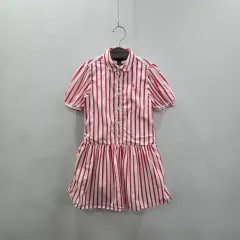 ポロラルフローレン ガールズ ストライプ シャツ ワンピース 6
