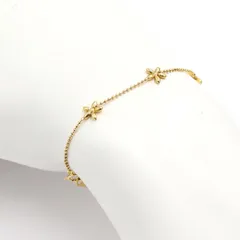 K18デザインブレスレット　長さ18.0cm　（中古）