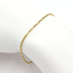 木谷貴金属】K18 4.5 mmスパルタカスブレスレット 18cm - メルカリ