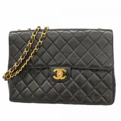 シャネル(Chanel) シャネル ショルダーバッグ マトラッセ ラムスキン ブラック レディース