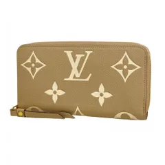 ルイ・ヴィトン(Louis Vuitton) ルイ・ヴィトン 長財布 モノグラム・アンプラント バイカラー ジッピーウォレット M69794 トゥルトレール クレームレディース