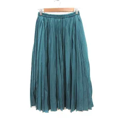ロッソ ROSSO アーバンリサーチ プリーツスカート ロング F 緑 グリーン /MS