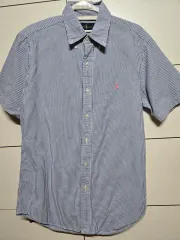 POLO RALPH LAUREN ポロラルフローレン 正規品 メンズ シアサッカー 半袖 シャツ