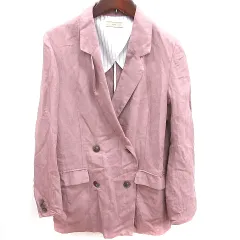 ケイビーエフ KBF アーバンリサーチ ジャケット テーラード 背抜き 麻混 リネン混 1 ダークパープル /RT ●RY