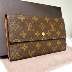 c25 ポルト トレゾール　ポルトフォイユ インターナショナル　旧型　ルイ ヴィトン Louis Vuitton　3つ 三つ 折り　フラップ ボタン 式　長 財布　ロング ウォレット　モノグラム