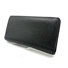 2605-228｜バーバリー 長財布 レザー ブラック チェック柄 - メルカリ