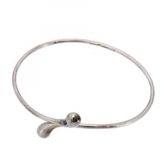 TIFFANY&CO. フラットワイヤー フック&アイ ハート バングル - メルカリ