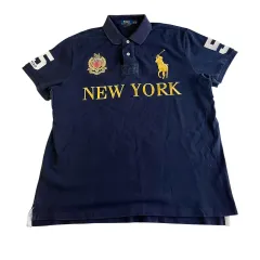 POLO RALPH LAUREN ポロラルフローレン NEW YORK ビックポニー 半袖 カラーTシャツ