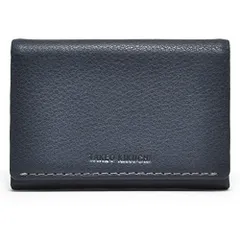 [タケオキクチ] 名刺入れ テネーロ メンズ 大容量 WEB限定 本革 牛革 【41】 ネイビー@