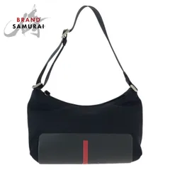PRADA SPORTS プラダスポーツ ブラック レッド シルバー金具/ネオプレン ハンドバッグ 男女兼用 レディース 600985【中古】