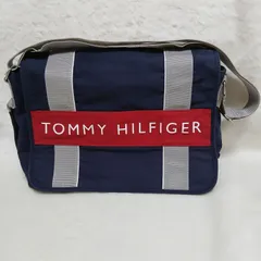 TOMMY HILFIGER トミーヒルフィガー ショルダーバッグ メッセンジャーバック キャンバス ネイビー ロゴ メンズのサムネイル
