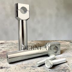 Nitto クロームメッキ スチール ライザー ハンドルバー - メルカリ