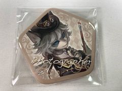 [격레어]IdentityV 제5인격 사진가 조셉 오각형 캔 배지 월하의 신사 애니메이트 한정