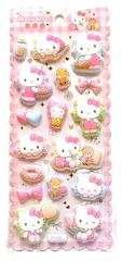 ハローキティ　もちもちマシュマロシール サンリオ キャラクターシール 立体ステッカー　正規品