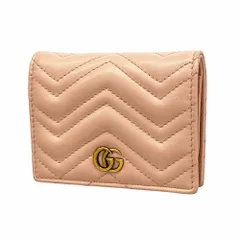 グッチ(Gucci) グッチ 財布 GGマーモント 443125 レザー ピンク レディース P2766168