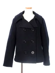 B&Y ユナイテッドアローズ BEAUTY&YOUTH ビューティー&ユース FIDELITY ピーコート メルトン ウール 黒 ブラック /hk