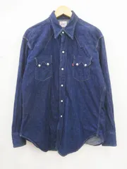 ★6586☆Levi's リーバイス 7205-1018 USA製 97年 バレンシア ショートホーン デニムウエスタンシャツ 復刻モデル　L