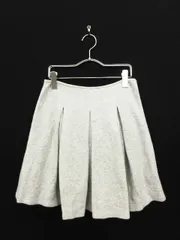 ビーミングバイビームス　B:MING LIFE STORE by BEAMS スカート ミニ フレア スウェット グレー /shのサムネイル