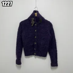 S ポロラルフローレン アンゴラ ウール ハンドニット カーディガン