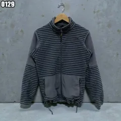 XL ザノースフェイス Y2K ボーダー柄 フリース ジャケット