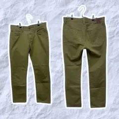 32 ポロ ラルフローレン カーキ コットンパンツ