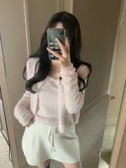 (新品)リーアワー livour ロージー カーディガン set ライト ピンク