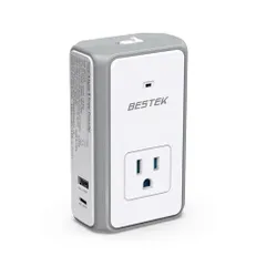 ベステック 正弦波 海外旅行用変圧器 海外コンセント 変圧器 変換プラグ US UK EU AU プラグ搭載 超小型 100V-240V to 100V 変換 USB-C PD20W USB-A QC18W ホコリ防止 感電防止 ポータブル 150W MRJt