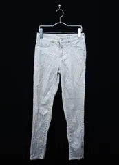 ジーナシス JEANASIS パンツ ロング スキニー コットン XS シルバー