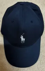 ポロ ラルフローレン ポニー ロゴ ベースボールキャップ ネイビー