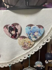 このすば バレンタイン 3種 缶バッジ