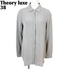 theory luxe 長袖 シアー素材ブラウス ネイビー サイズ40 - メルカリ
