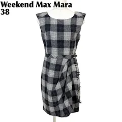 【美品】 Weekend Max Mara ノースリーブワンピース ウール 38