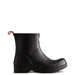 ハンター メンズ シューズ ブーツ・レインブーツ Hunter Original Play Short Wellington Boots Black ブラック