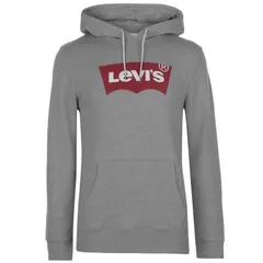 リーバイス メンズ アウター ニット・セーター パーカー Levis Batwing Hoodie Grey グレーのサムネイル