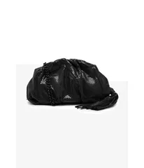 レベッカミンコフ レディース バッグ ギャザー Rebecca Minkoff Ruched Clutch Small Black ブラック