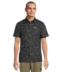 コロンビア メンズ トップス シャツ Columbia Super Slack Tide Camp Shirt Black Fishunt ブラック