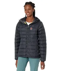 フェールラーベン レディース アウター コート ダウン パーカー Fjallraven Expedition Pack Down Hoodie Black ブラックのサムネイル