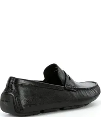 コールハーン メンズ シューズ スリッポン・ローファー レザー Cole Haan Mens Wyatt Leather Penny Drivers BlackBlack ブラック