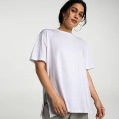 キャリー レディース トップス Tシャツ CALIA Womens Everyday Boyfriend Tee Pure White ホワイトのサムネイル