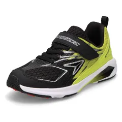 新品 [シュンソク] スニーカー キッズ 男の子 子供靴 幅広 軽量 16~25cm 3E SJJ 2330 ブラック 21.0 cm 3E