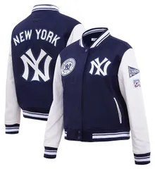プロスタンダード レディース アウター ジャケット・ブルゾン Pro Standard Womens New York Yankees Retro Varsity Jacket Navy ネイビー